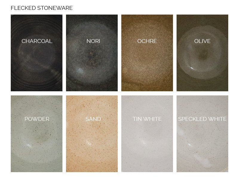 POURER, FLECKED STONEWARE