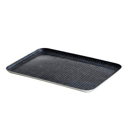 linen george stripe large tray - Tea and Kate
