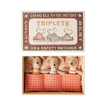 Baby Mice Triplets In Matchbox - Tea and Kate