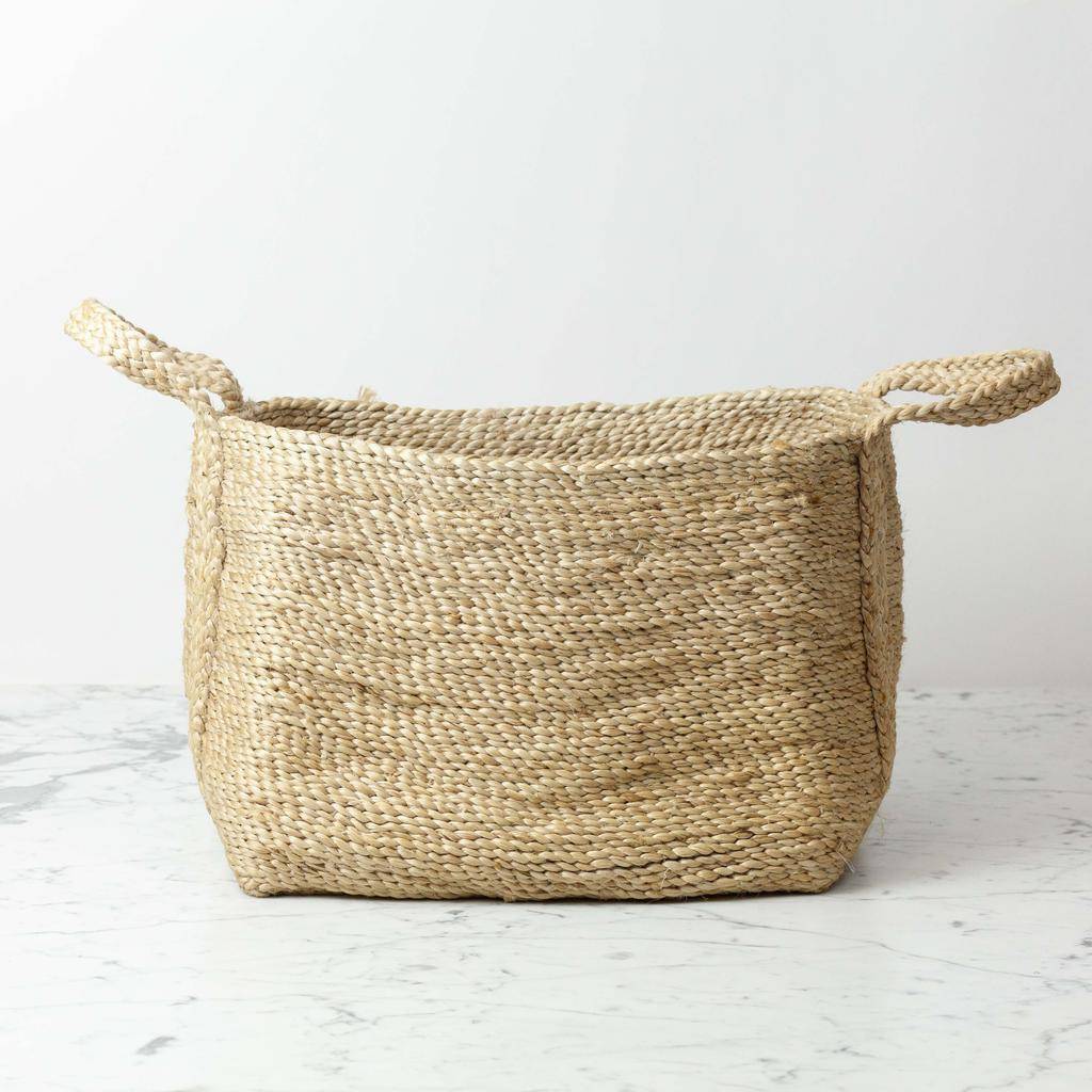 Swedish Small Jute Natural Basket - Tea and Kate