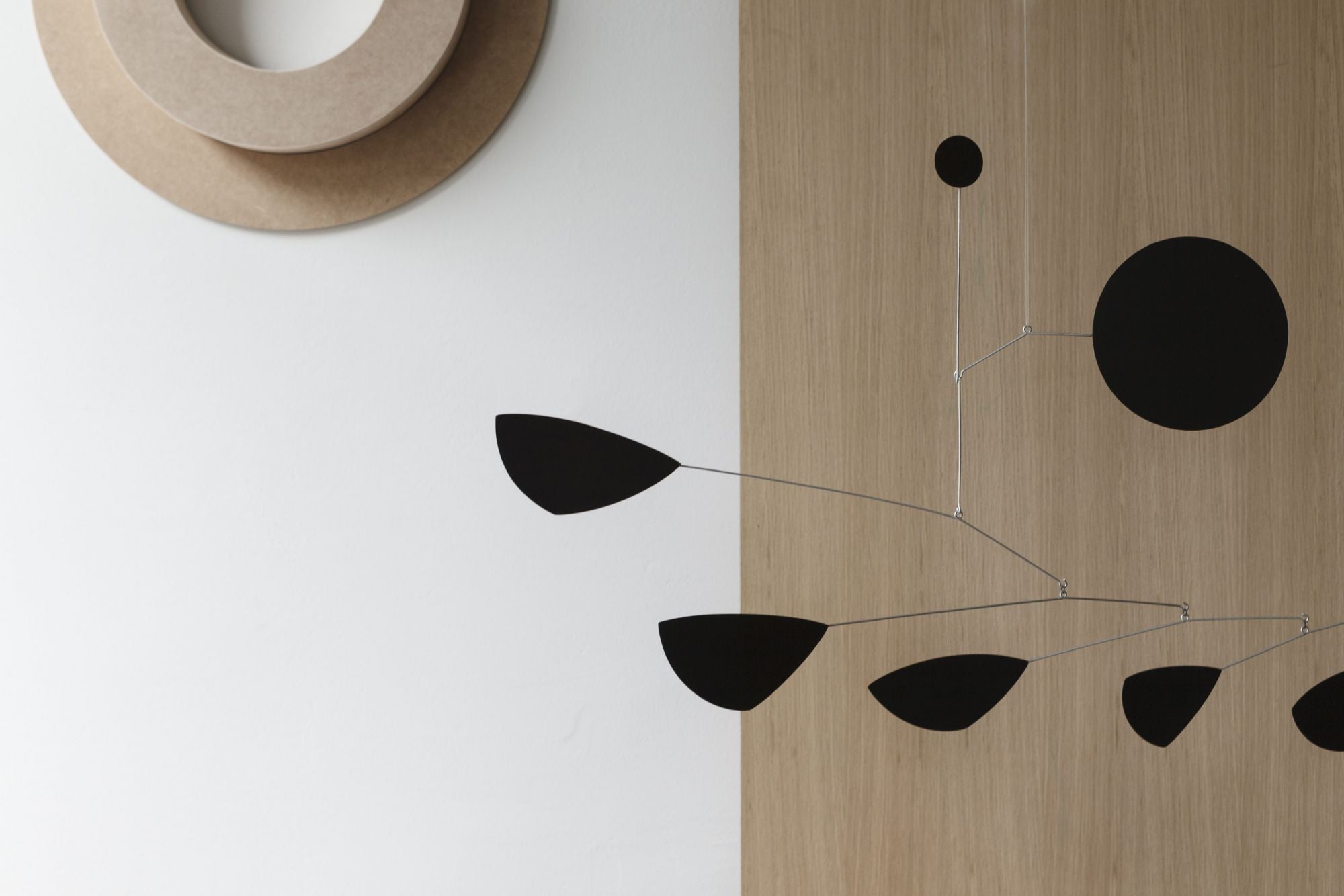 Lappalainen black handmade mobile - Tea and Kate