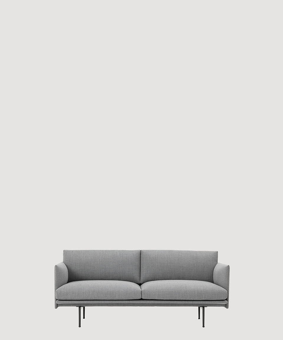 Two Seater Outline Sofa - Tea and Kate