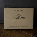 Mabel & Co Telegrams - Box of 6 British Utilitarian Postcards, was £18