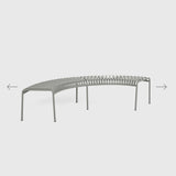 Palissade Park Bench with Middle Leg - Various Colours