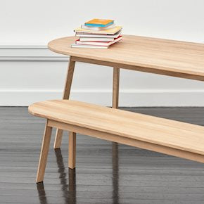 Triangle Leg Bench - Tea and Kate