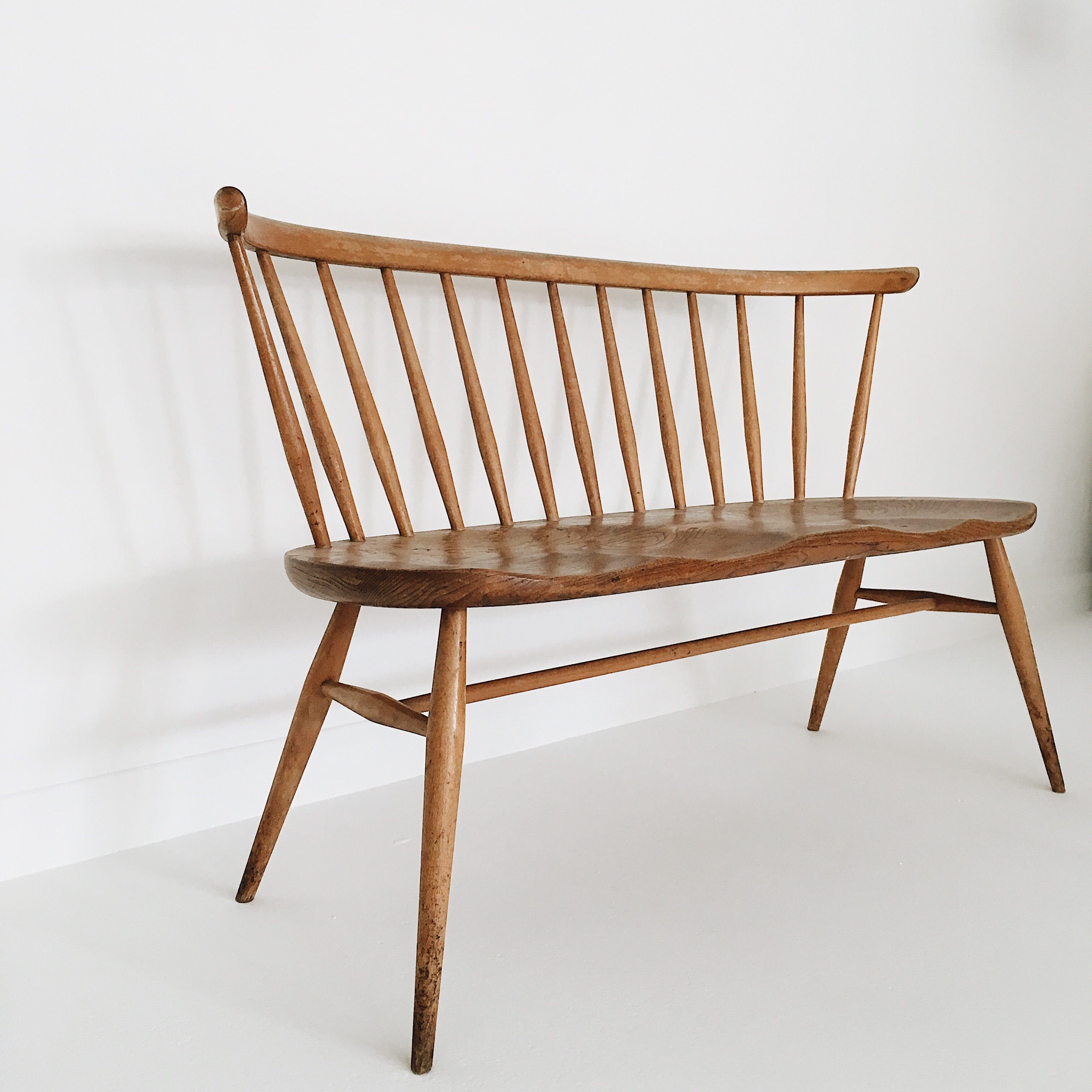 Vintage Ercol love seat - Tea and Kate