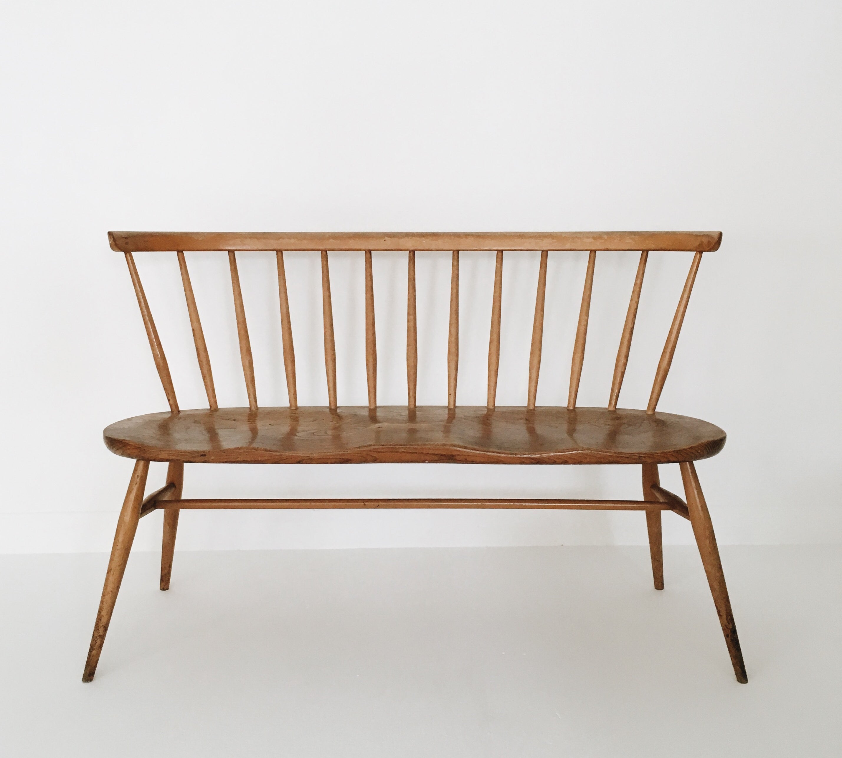 Vintage Ercol love seat - Tea and Kate