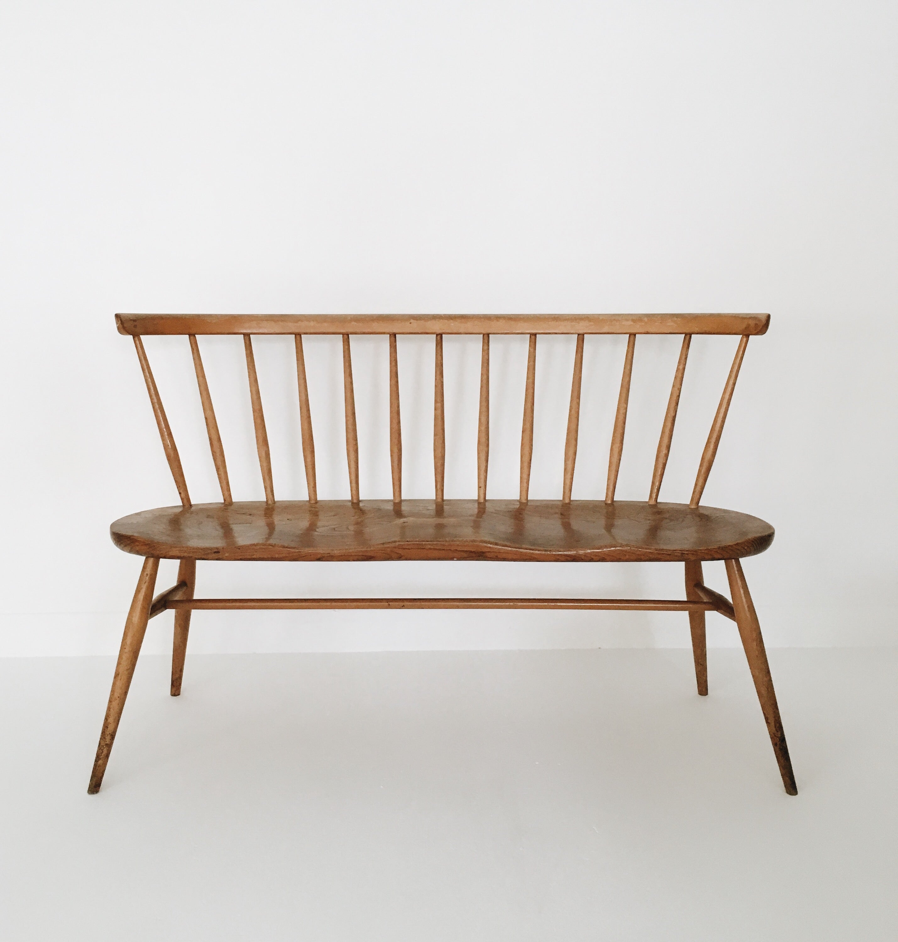 Vintage Ercol love seat - Tea and Kate